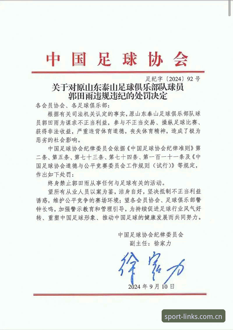 完美体育2025赛事2026最新版本 中国足协禁足令 vs 行业净化:第三批名单背后的足球生态重塑之路